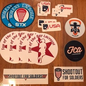 Lacrosse Stickers (Set of 22)